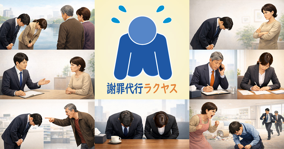 謝罪代行ラクヤス